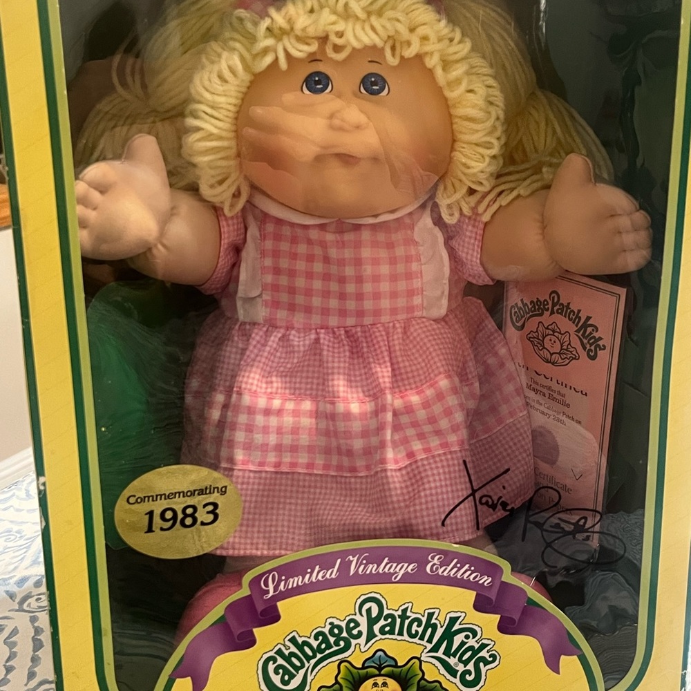 1983 limited,vintage, edition, cabbage patch doll